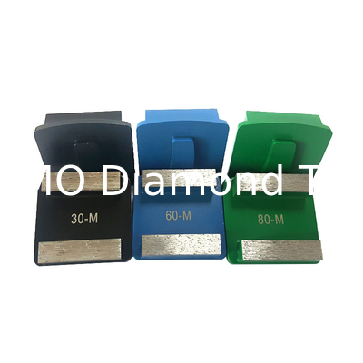 Double Bar Segments  Redi Lock Diamond Grinding Shoes for Husqvarna