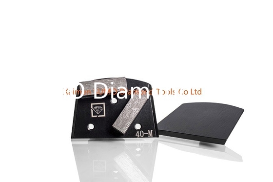 High Density Concrete Grinding Disk Double Bar Segments Long Life Span