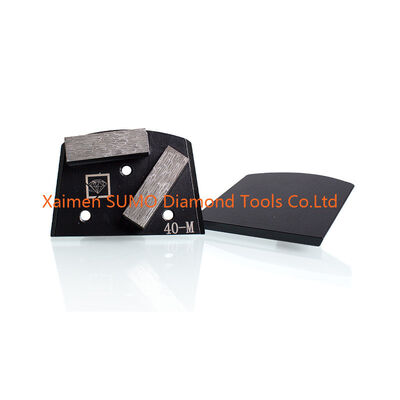 Double Bar Seg Concrete Grinding Block Aggressive Heat Resistant